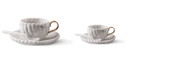 Par de Tazas grandes Ceramix - Un toque de diseño vintage