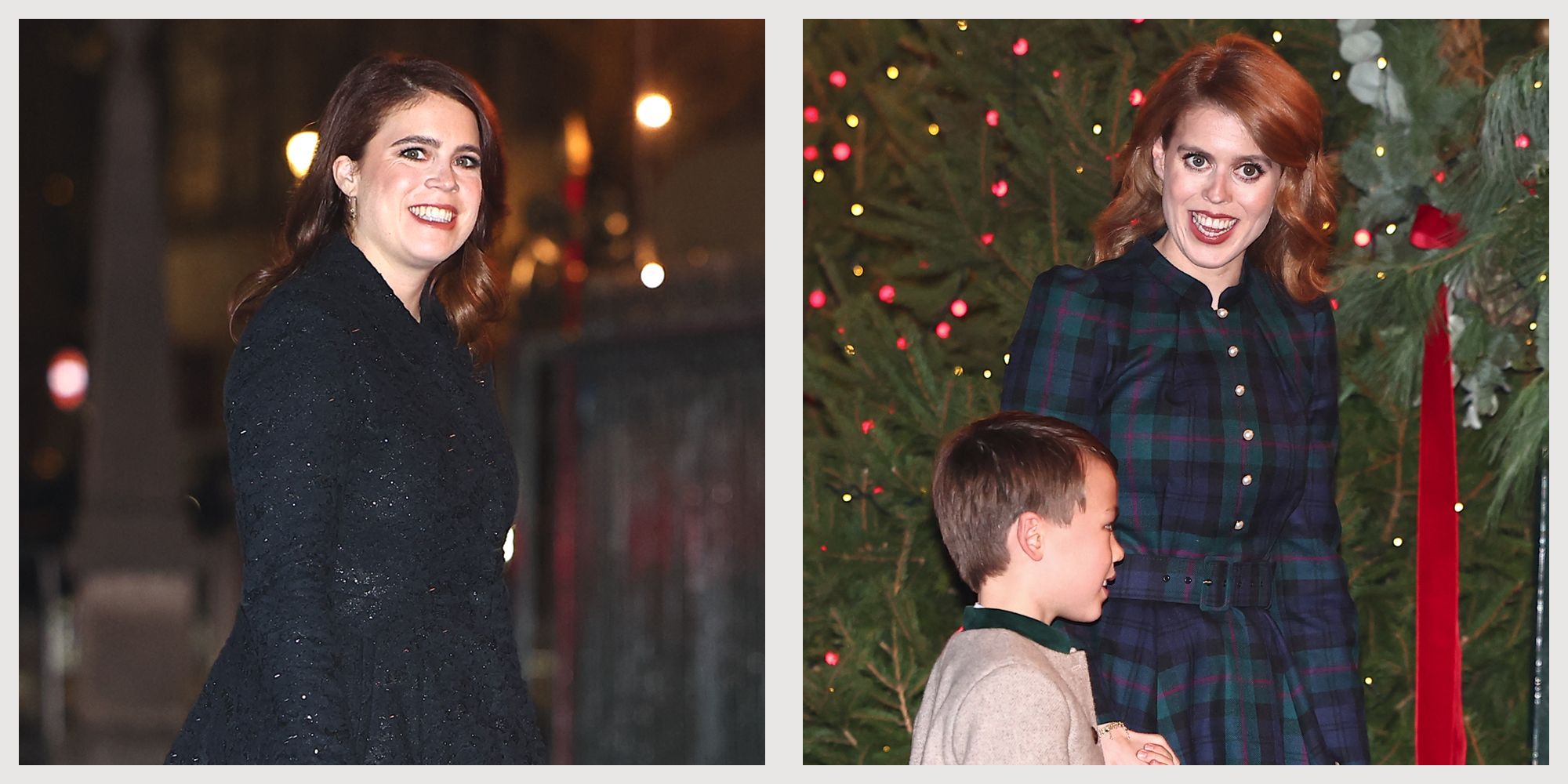 Princesses Beatrice and Eugenie Photos From Royal Christmas Carol