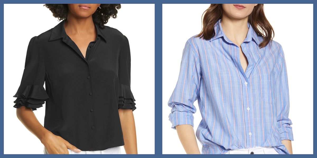 The Best Womens Colorful Button Down Shirts