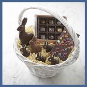 Basket, Easter, Gift basket, Easter egg, Hamper, Easter bunny, Mishloach manot, Present, Rabbits and Hares, Rabbit, 