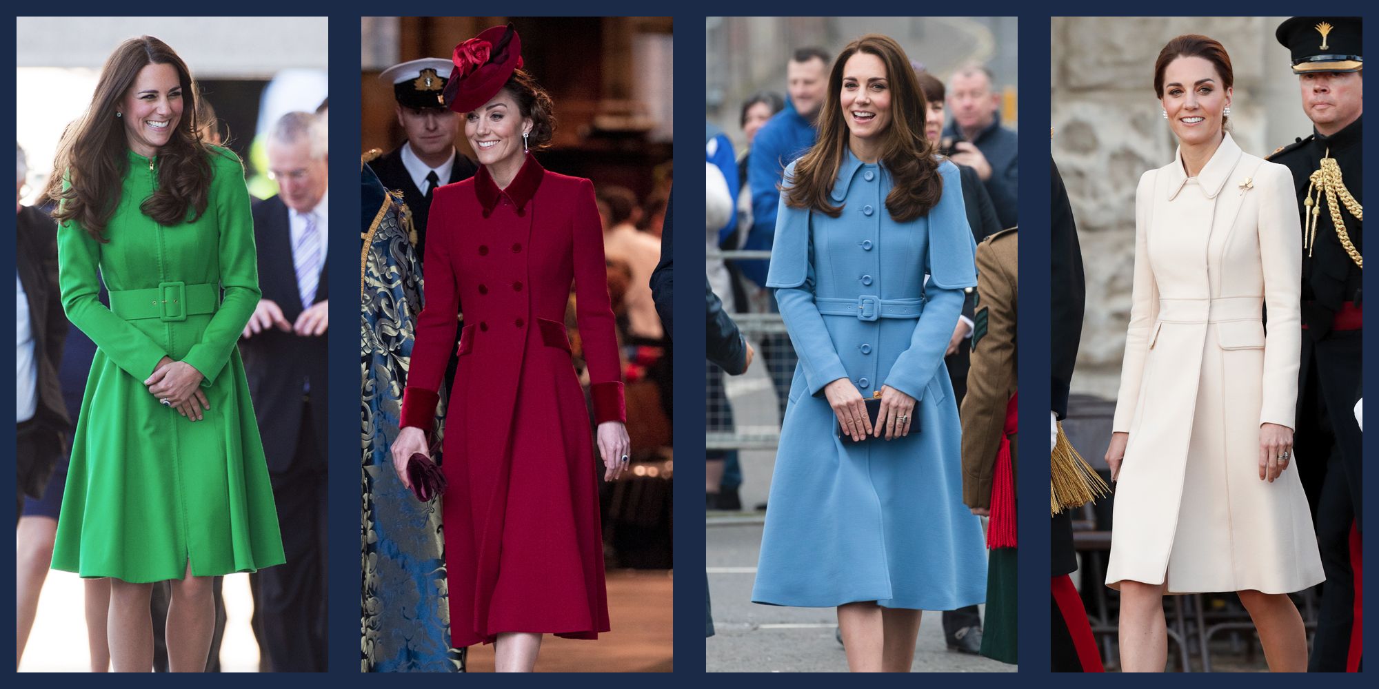 Kate Middleton Wearing Coat Dresses - Kate Middleton Winter Style