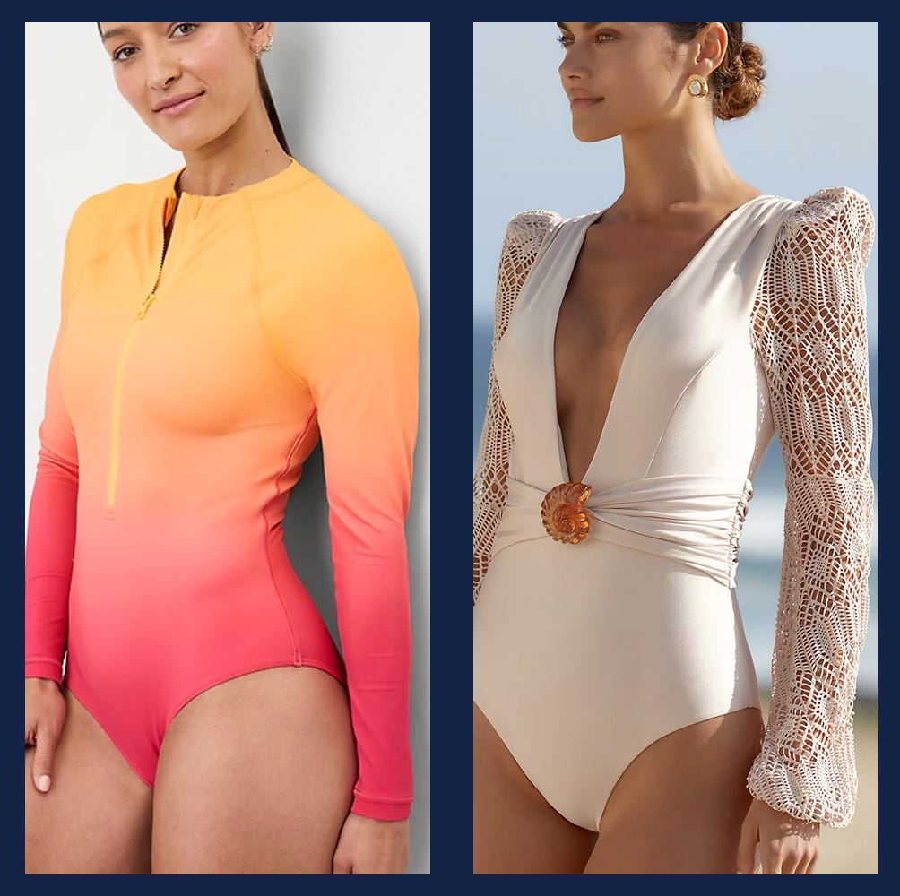Want Sporty Sun Protection? These Long-Sleeve Swimsuits Have You Covered