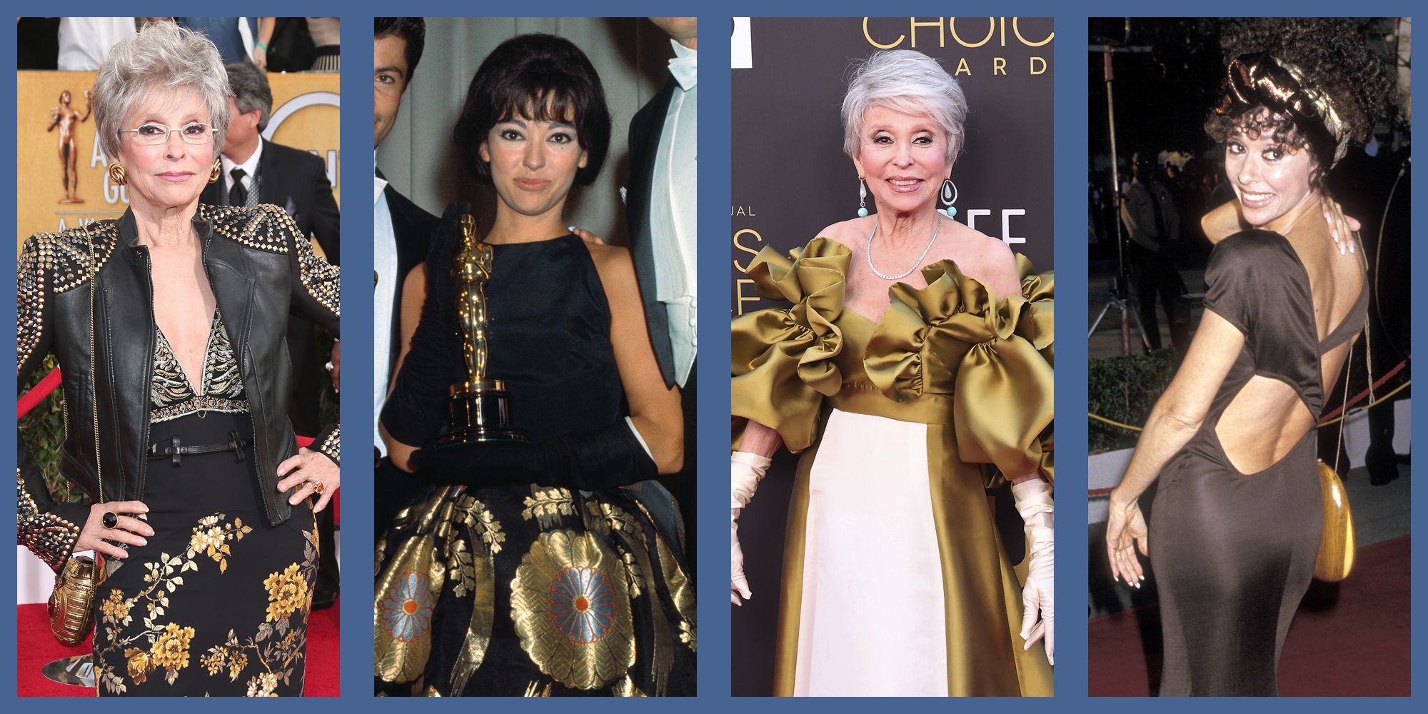 Rita Moreno's Best Red Carpet Looks of All Time in Photos