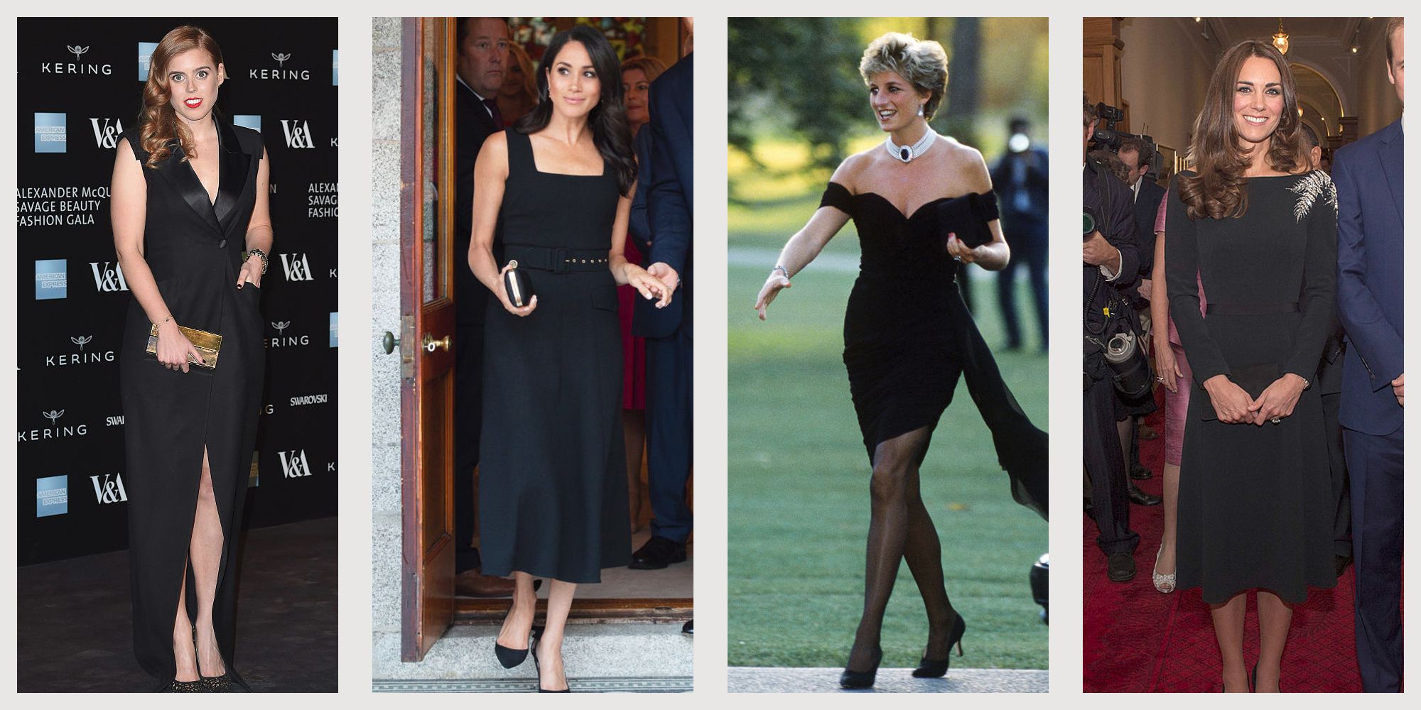 How the Royal Family Wears Little Black Dresses