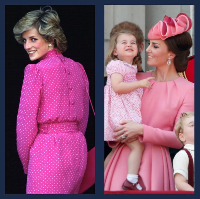 70 Photos of the Royal Family Wearing Pink - Queen Elizabeth, Princess  Diana, Kate Middleton in Pink