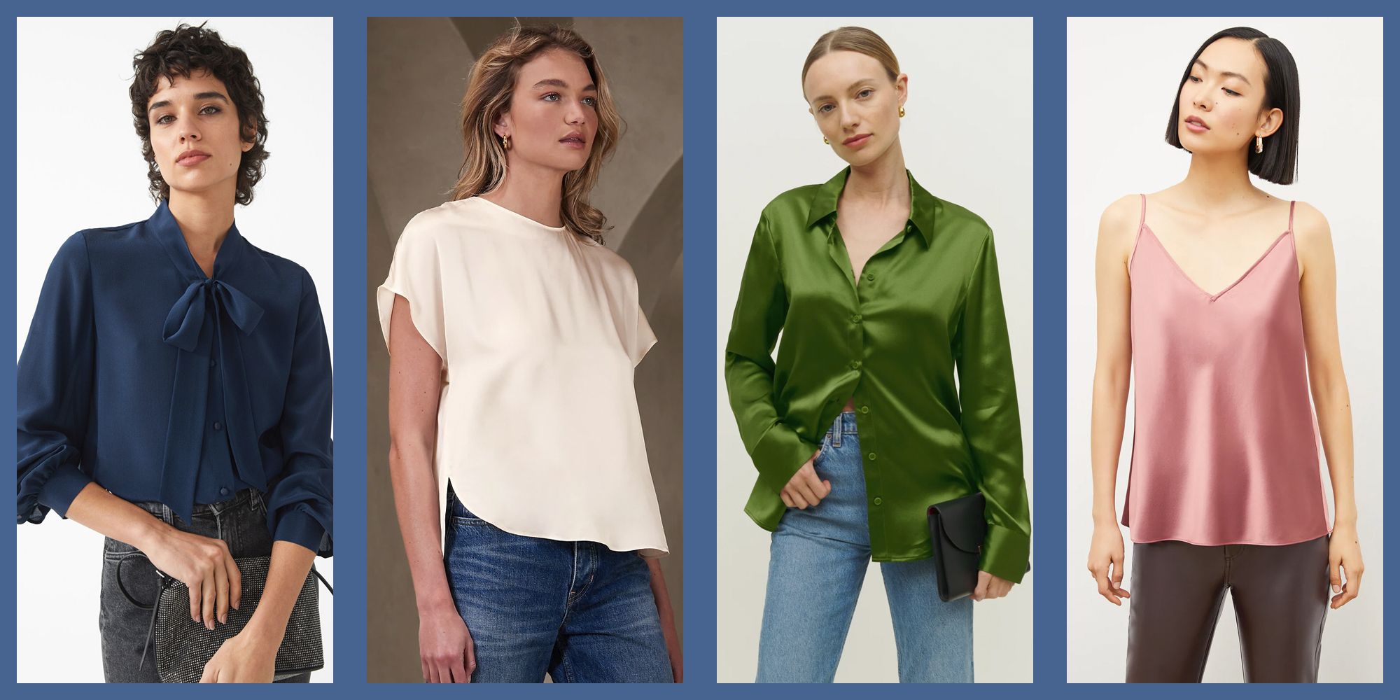 The 13 Best Silk Shirts to Glam Up Your Work Wardrobe 2024