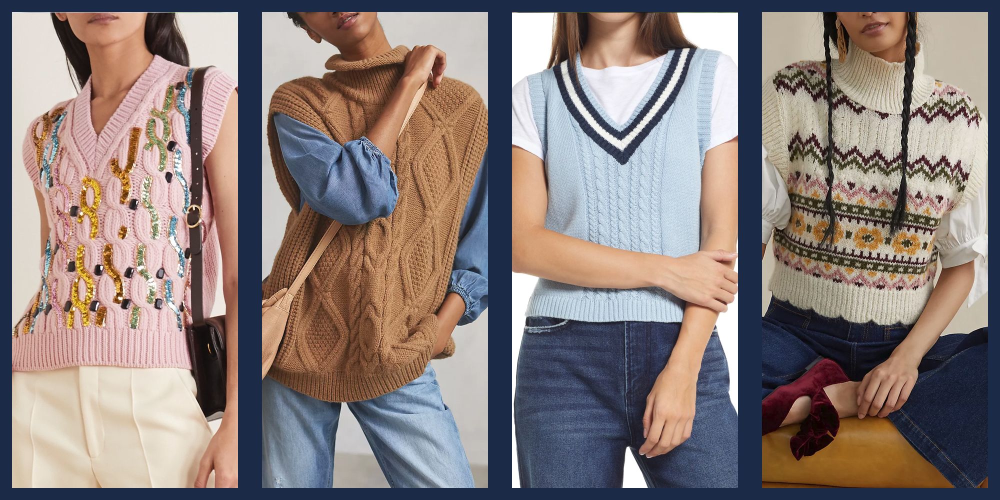 15 Best Sweater Vests for Women 2021 Stylish Women s Knit Vests