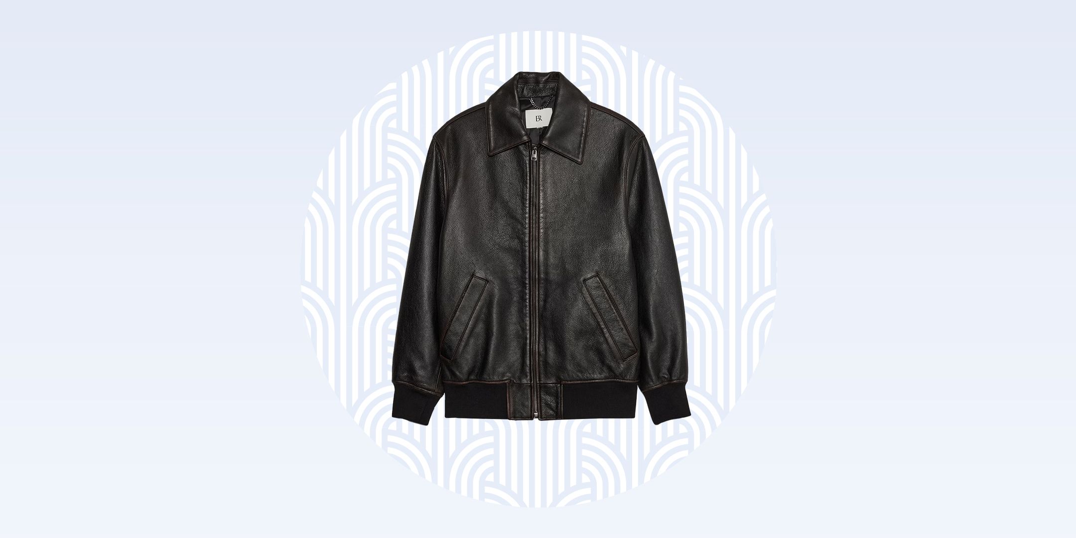 Banana republic leather coat best sale