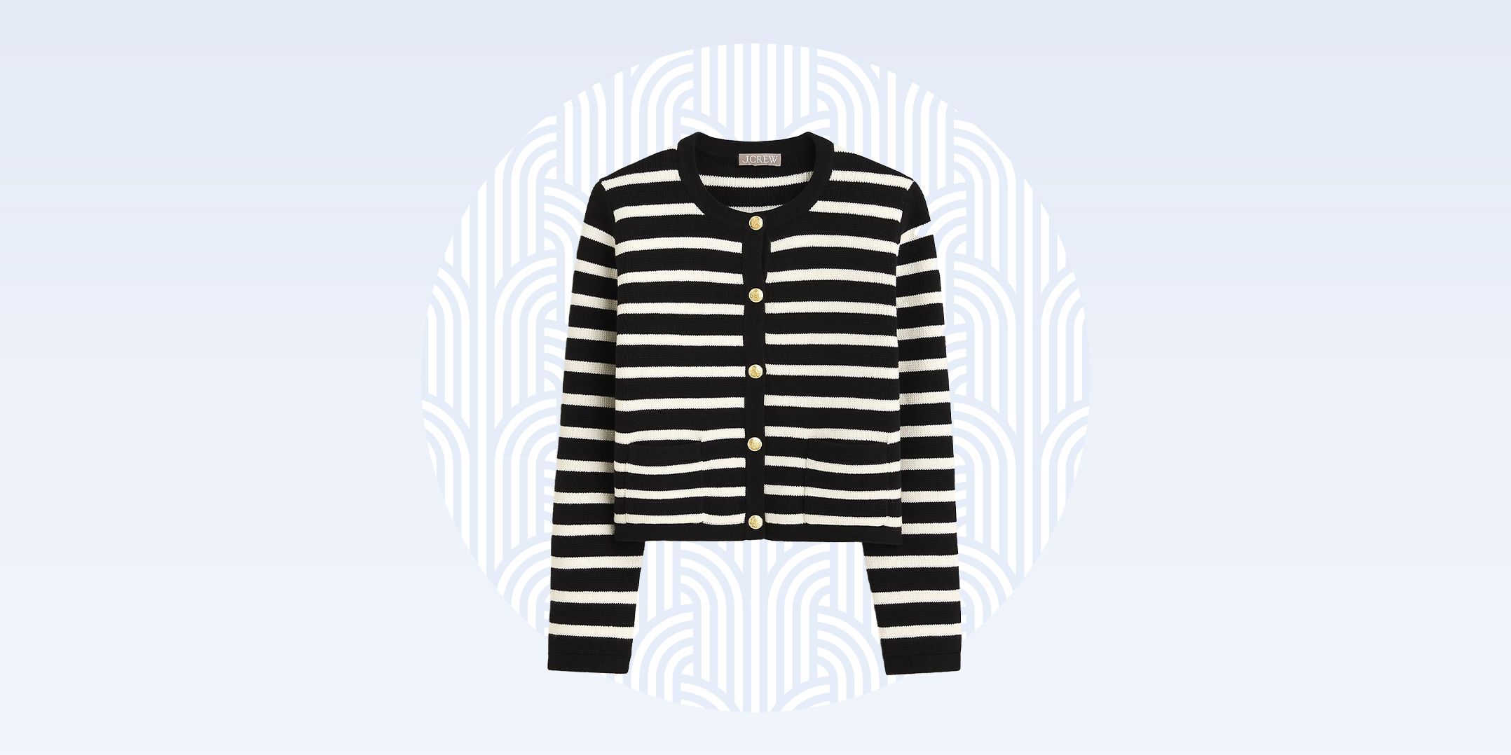 Petite Spring Staple: J.Crew Emilie Stripe Sweater Jacket