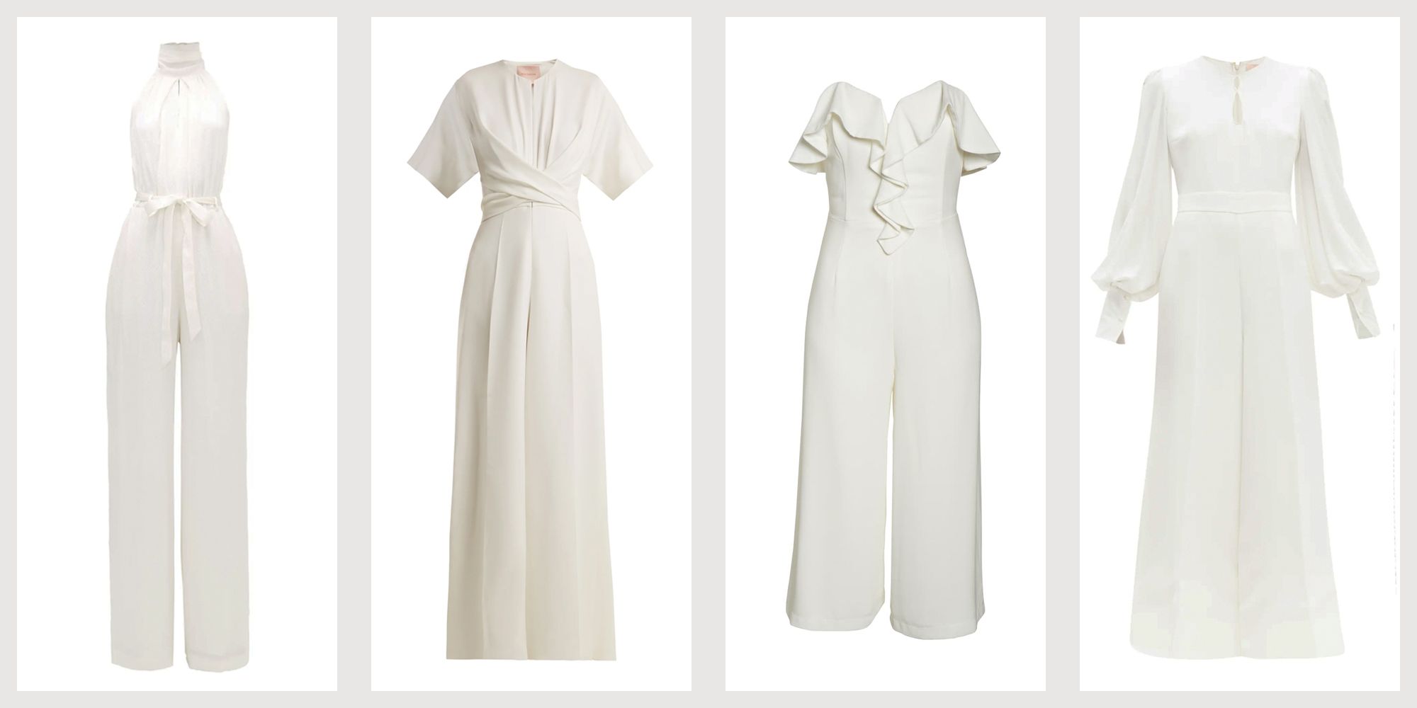 White jumpsuit for wedding