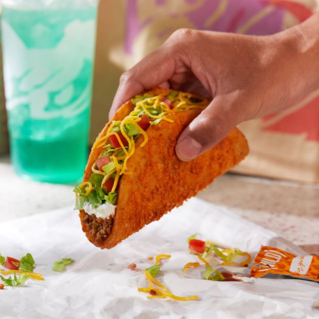 taco bell's toasted cheddar chalupa is back