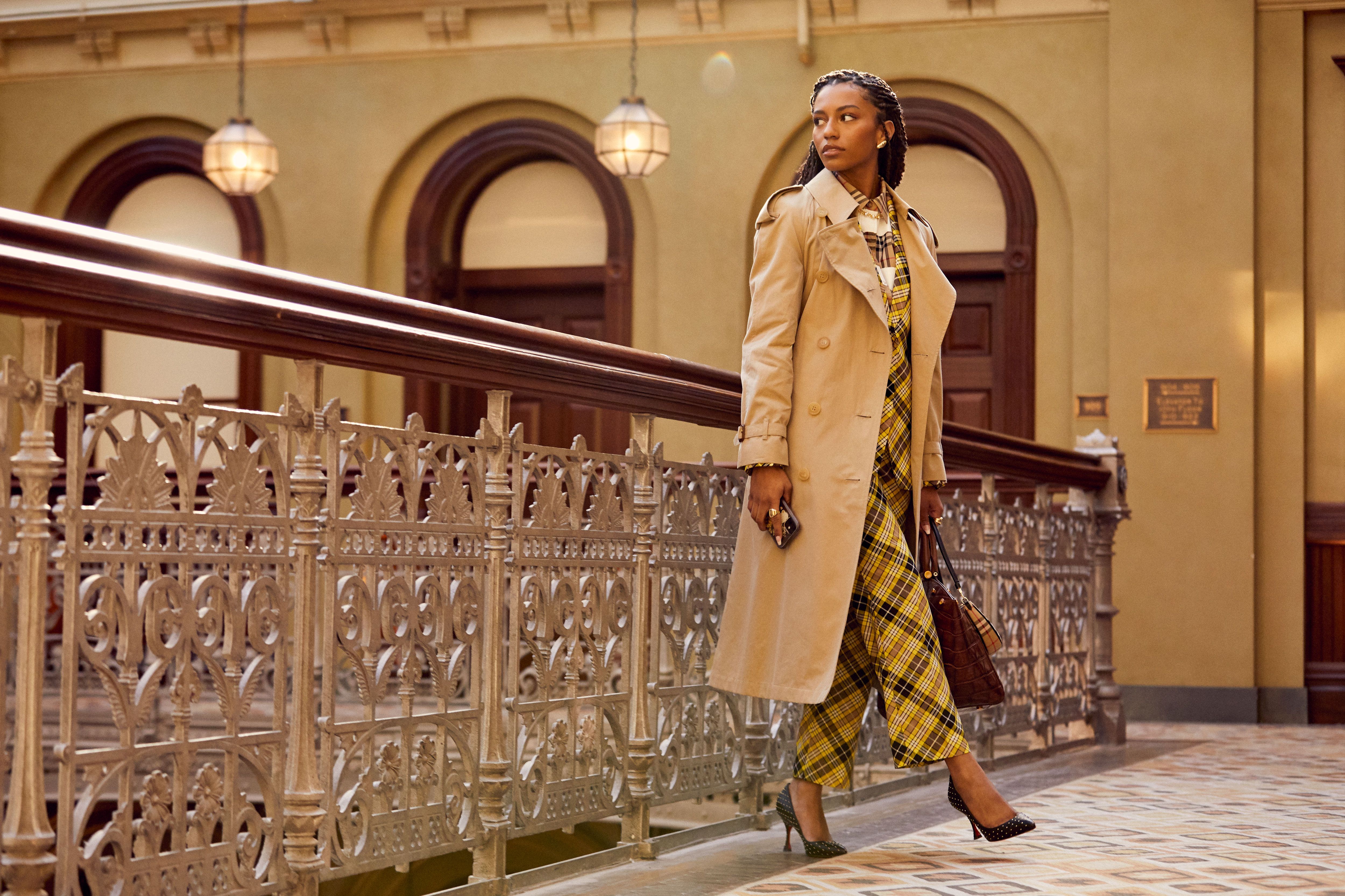 Pretty Little Details: Pink Trench Coat Outfit - Lizzie in Lace