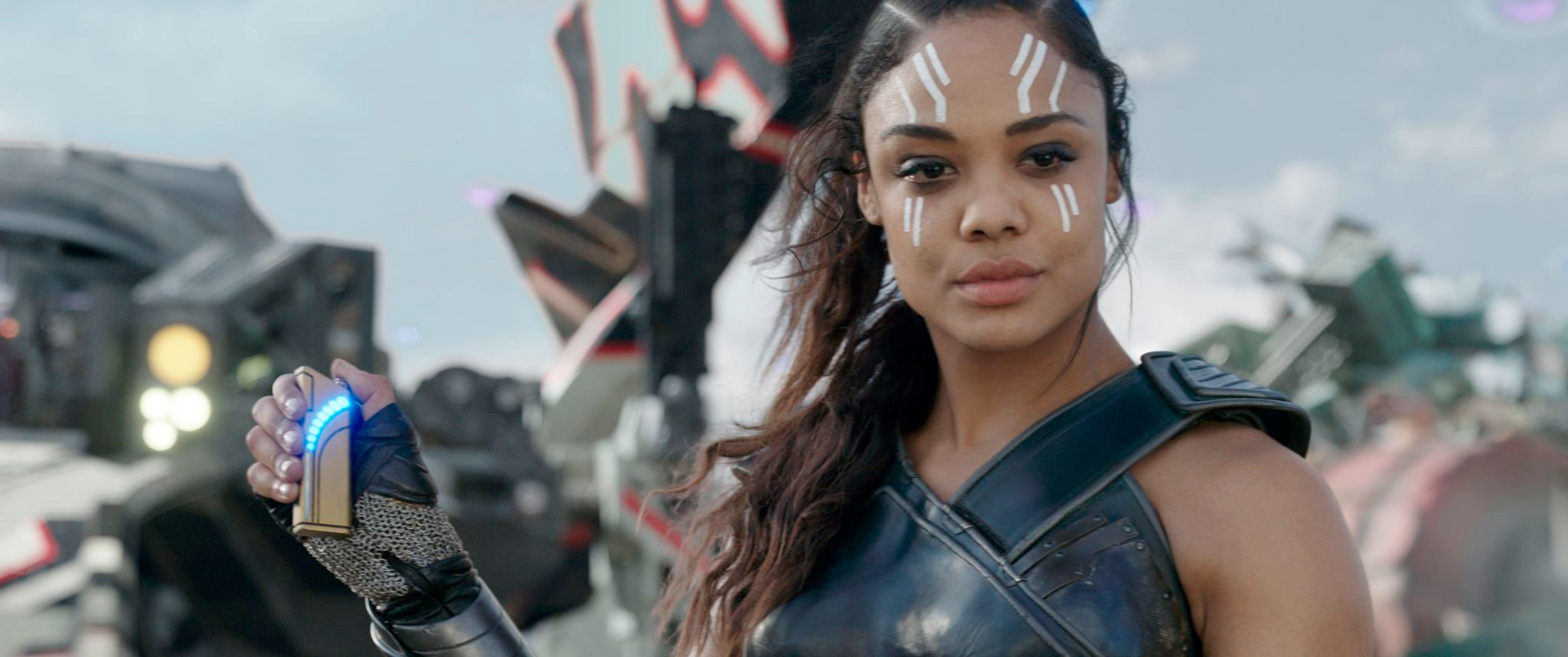 2017 thor ragnarok
for her marvel universe debut, thompson played a warrior named valkyrie