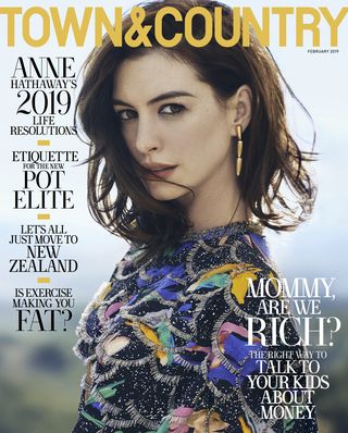 Anne Hathaway Town & Country