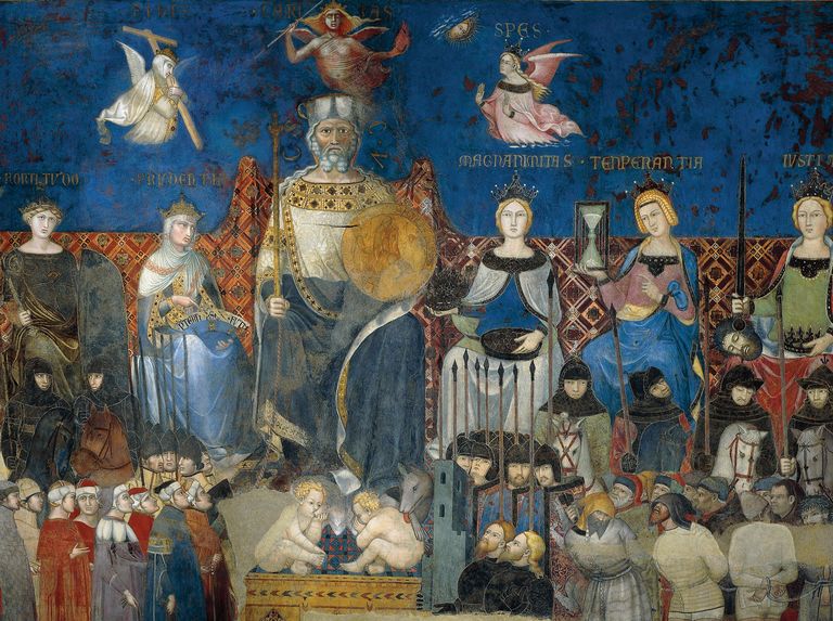 Ambrogio Lorenzetti's The Allegory of Good Government and Bad ...