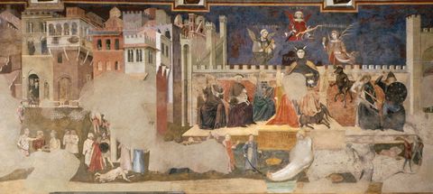 lorenzetti's "the allegory" in siena