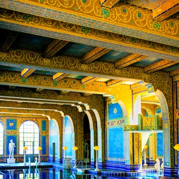 hearst castle roman pool