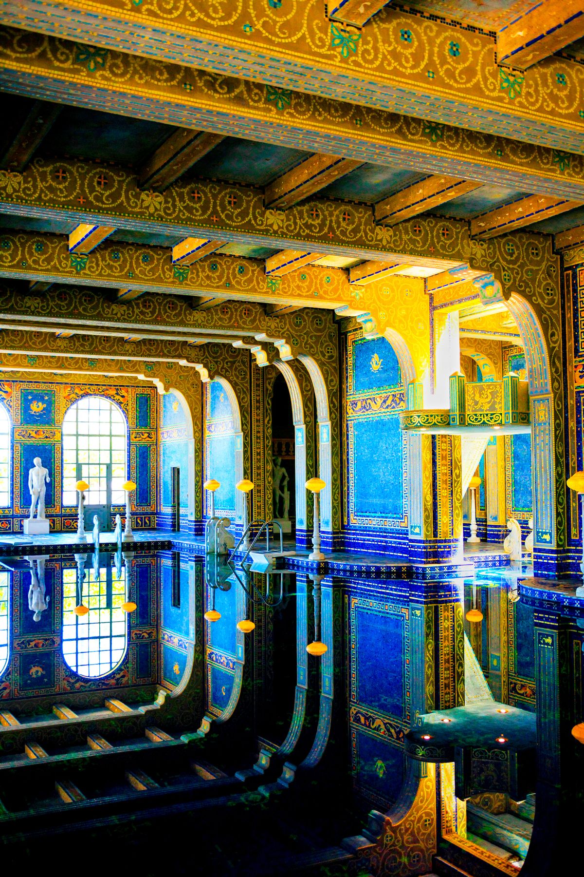 hearst castle roman pool
