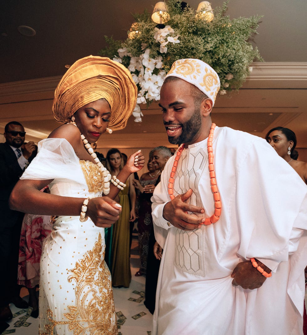 wedding in nigerian dress