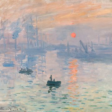 claude monet impression, sunrise, 1872 oil on canvas