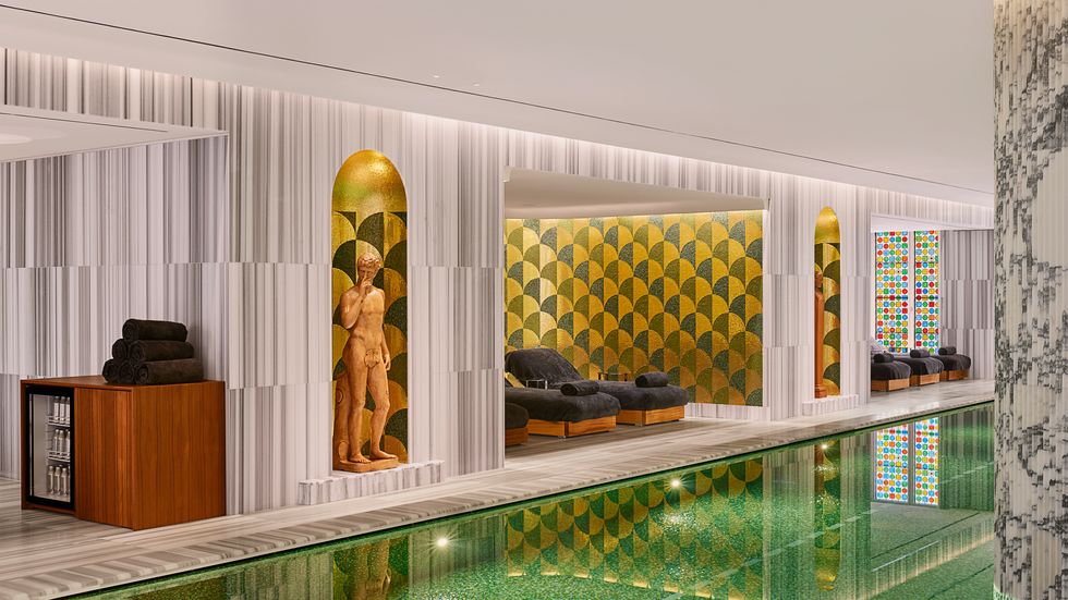 spa pool in bulgari new rome hotel