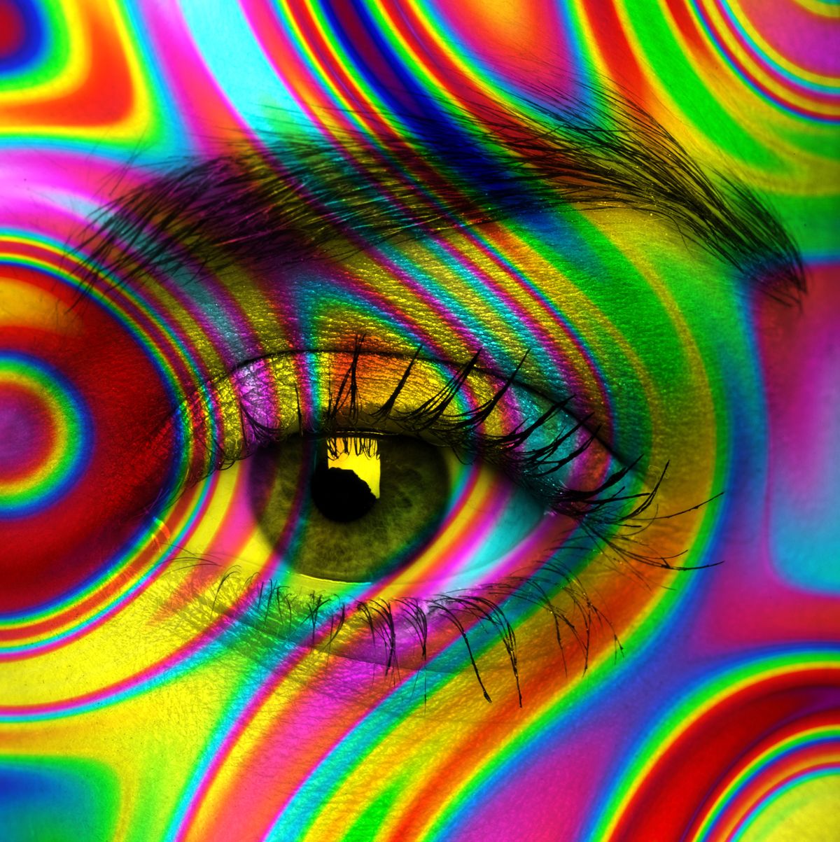 psychedelic eyeball