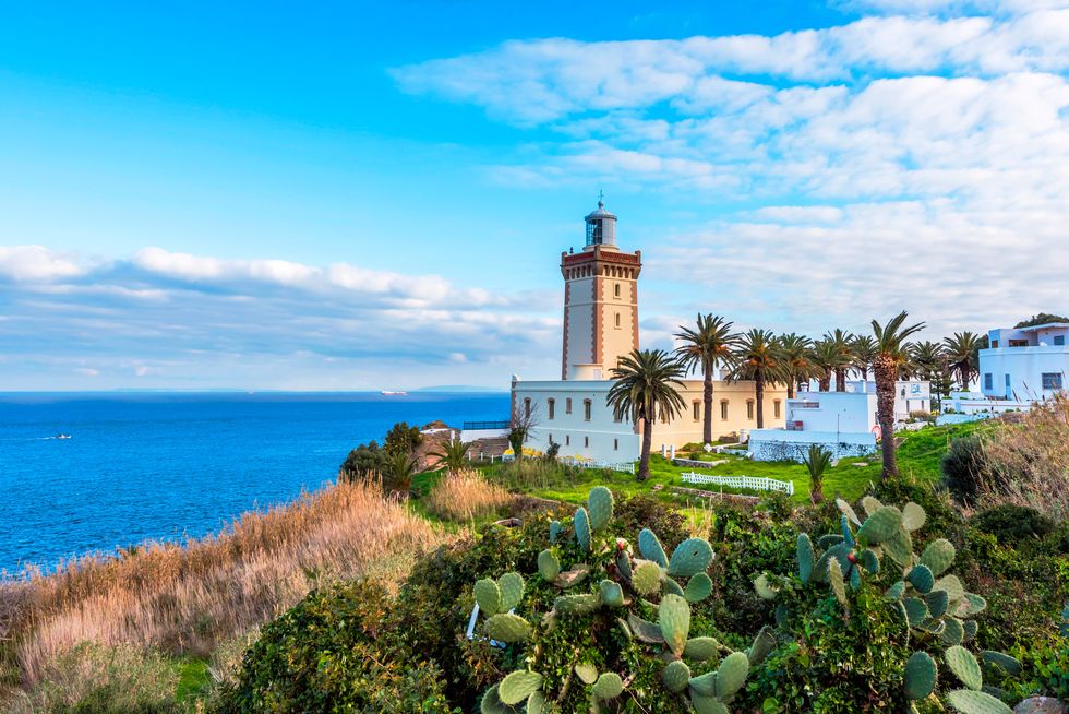 lighthouse at cape spartel tangier morocco mediterranean holidays