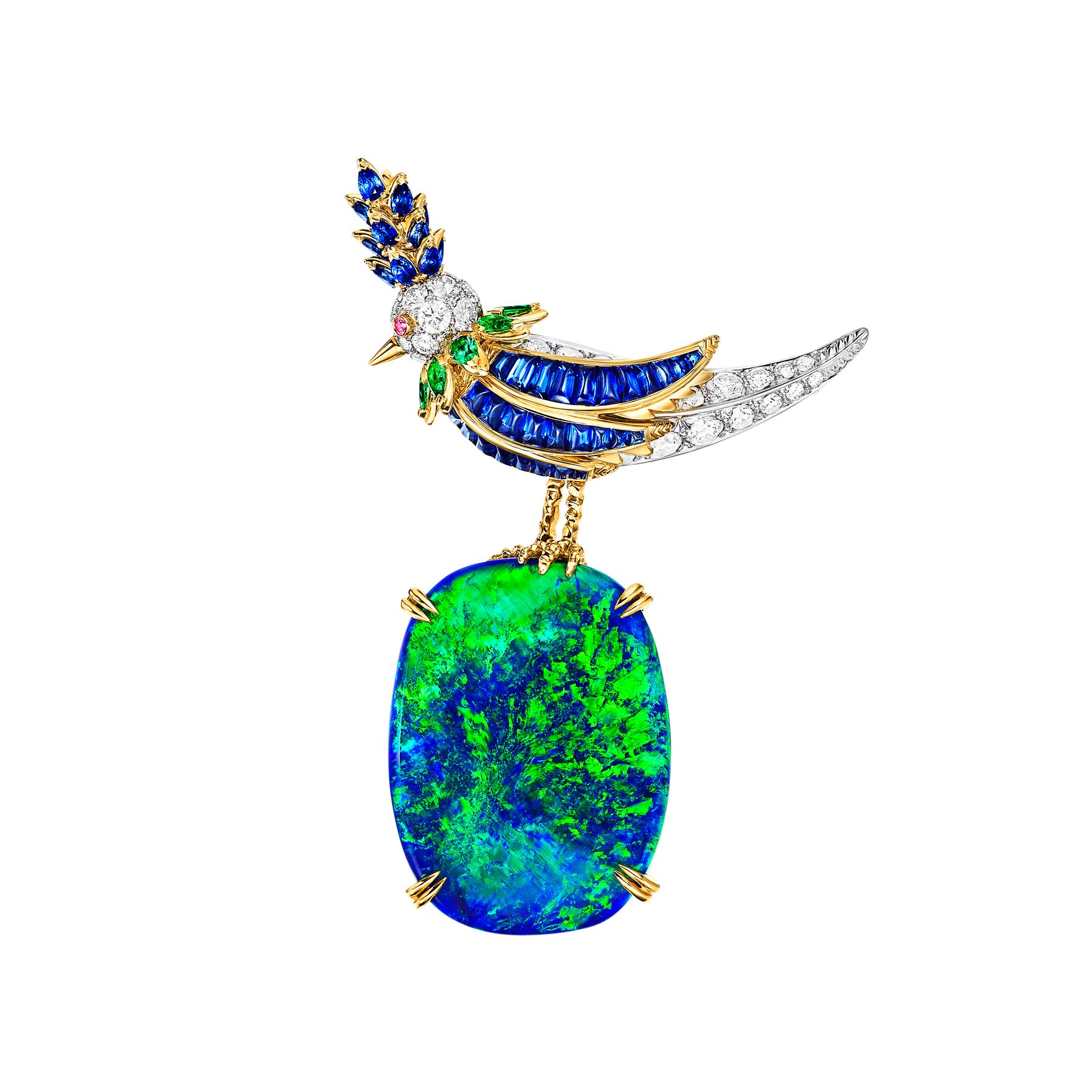 Tiffany Launches a New Rainbow Bird on a Rock Collection
