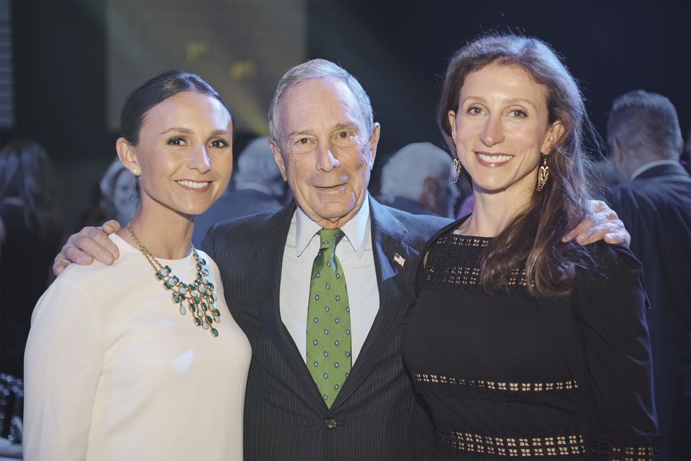 bloomberg with daughters
