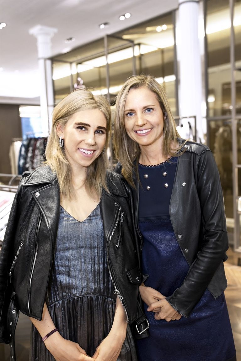  THE ACTRESS ZOSIA MAMET (LEFT) WITH DR. SAMANTHA NUTT.