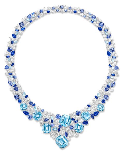 santorini necklace from harry winston's majestic escapes collection