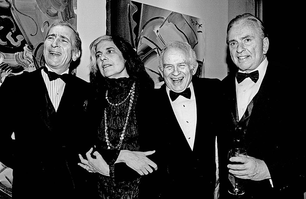 gore vidal with norman mailer, susan sontag, and gay talese