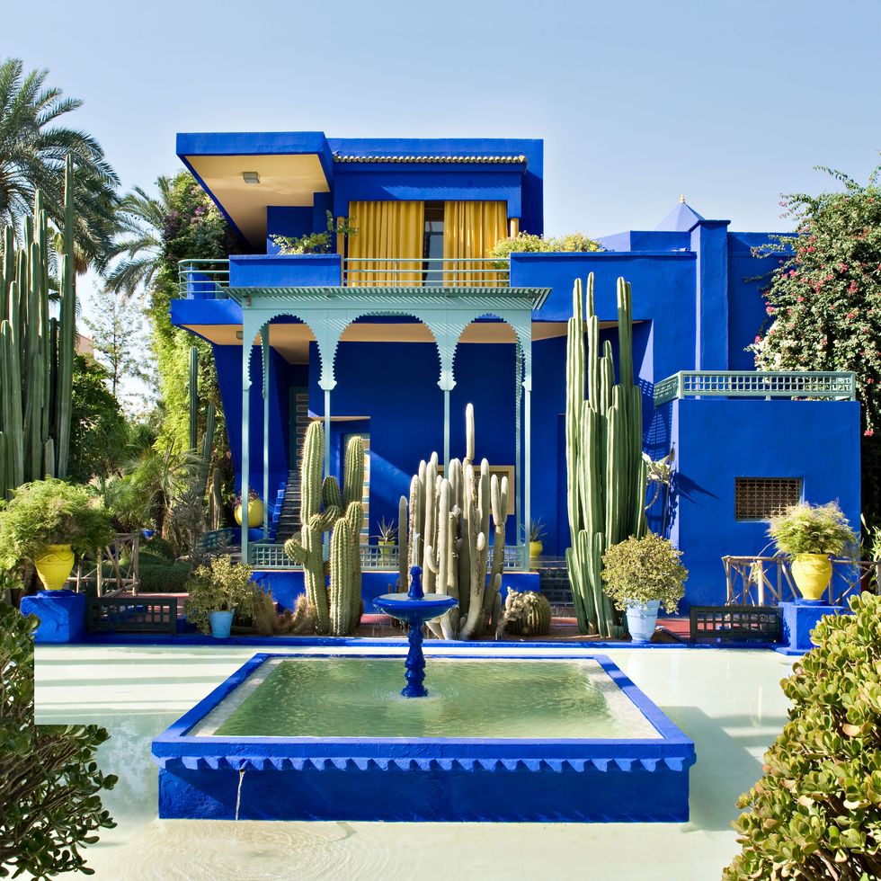 jardine majorelle marrakech morocco yves saint laurent