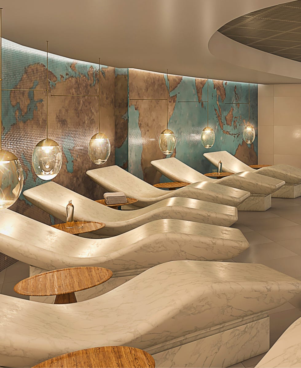 thermal spa on cunard's queen anne cruise ship luxury cruising wellness