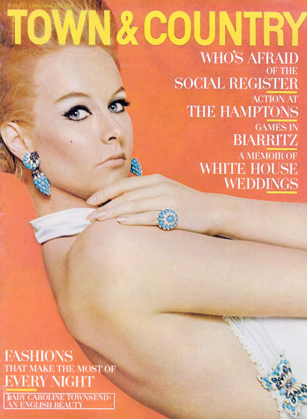 town and country august 1966 cover