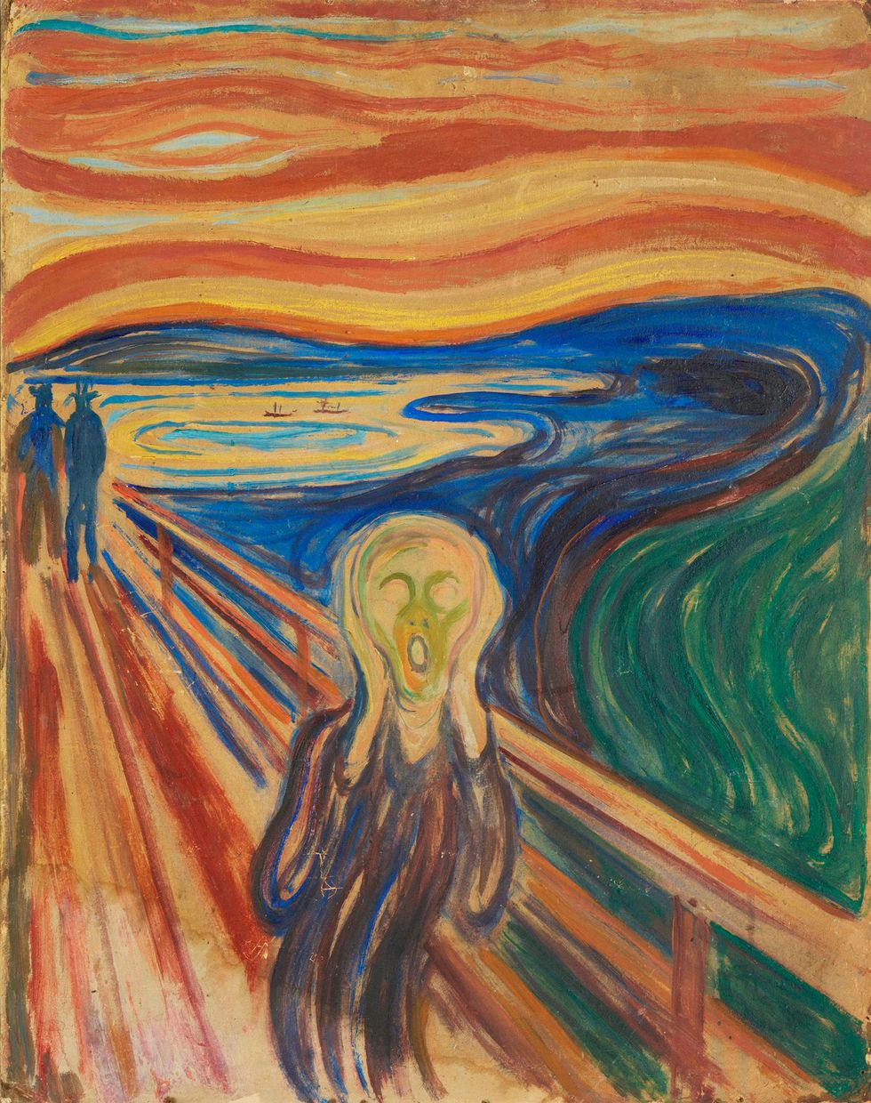 the scream by edvard munch