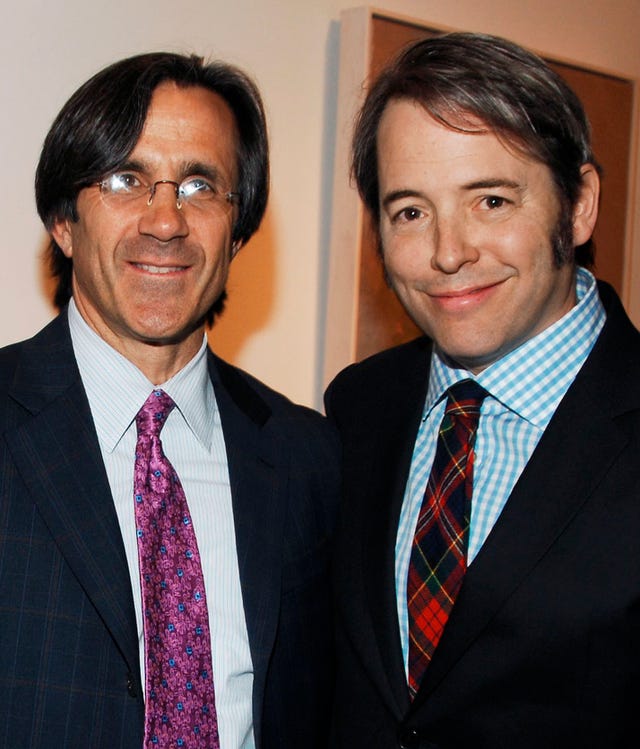 frank selvaggi with matthew broderick