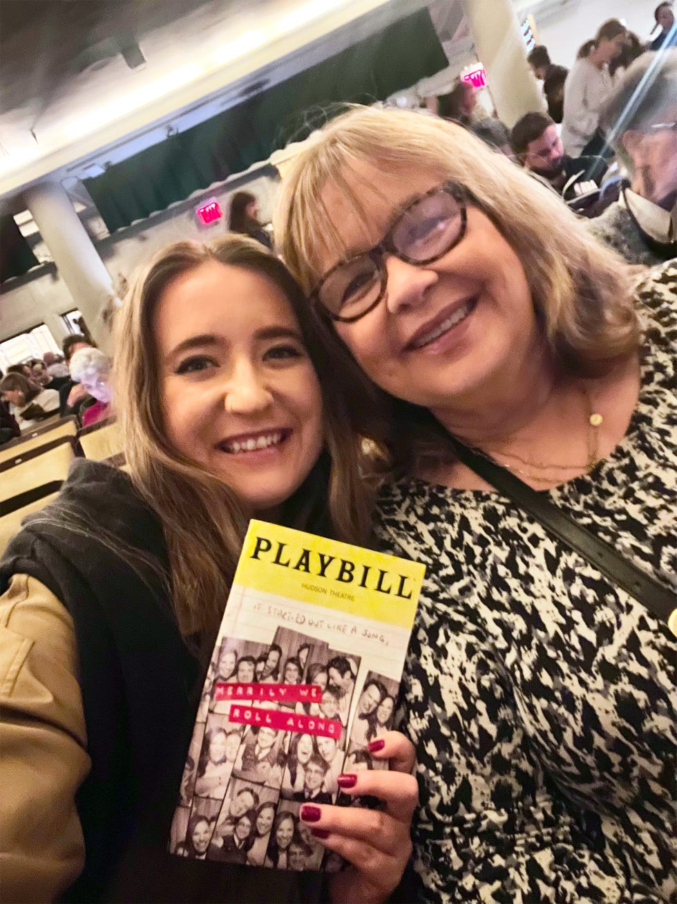 mother and daughter at the theater