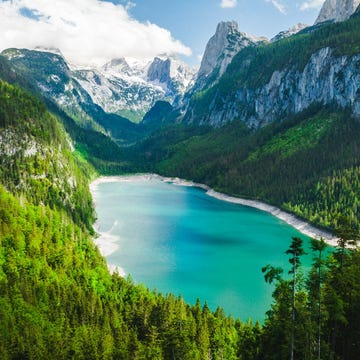 Tip: fantastische roadtrip door het noorden van Oostenrijk Een van de mooie bergmeren in Salzkammergut