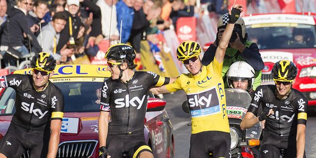 Chris Froome at the 2015 Tour de France
