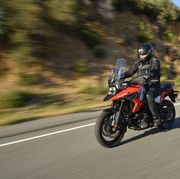new v strom means more adventure from suzuki