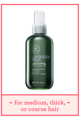 tea tree lavender mint conditioning leave in spray
