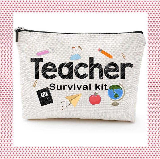 teacher gift ideas teacher nutrition facts mug and teacher survival kit pouch