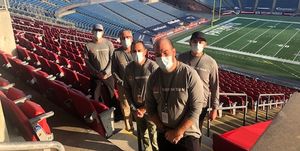 race organizer dmse sets up vaccination operations at gillette stadium