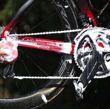106th tour de france 2019  team ineos  mechanic cleaning a bike