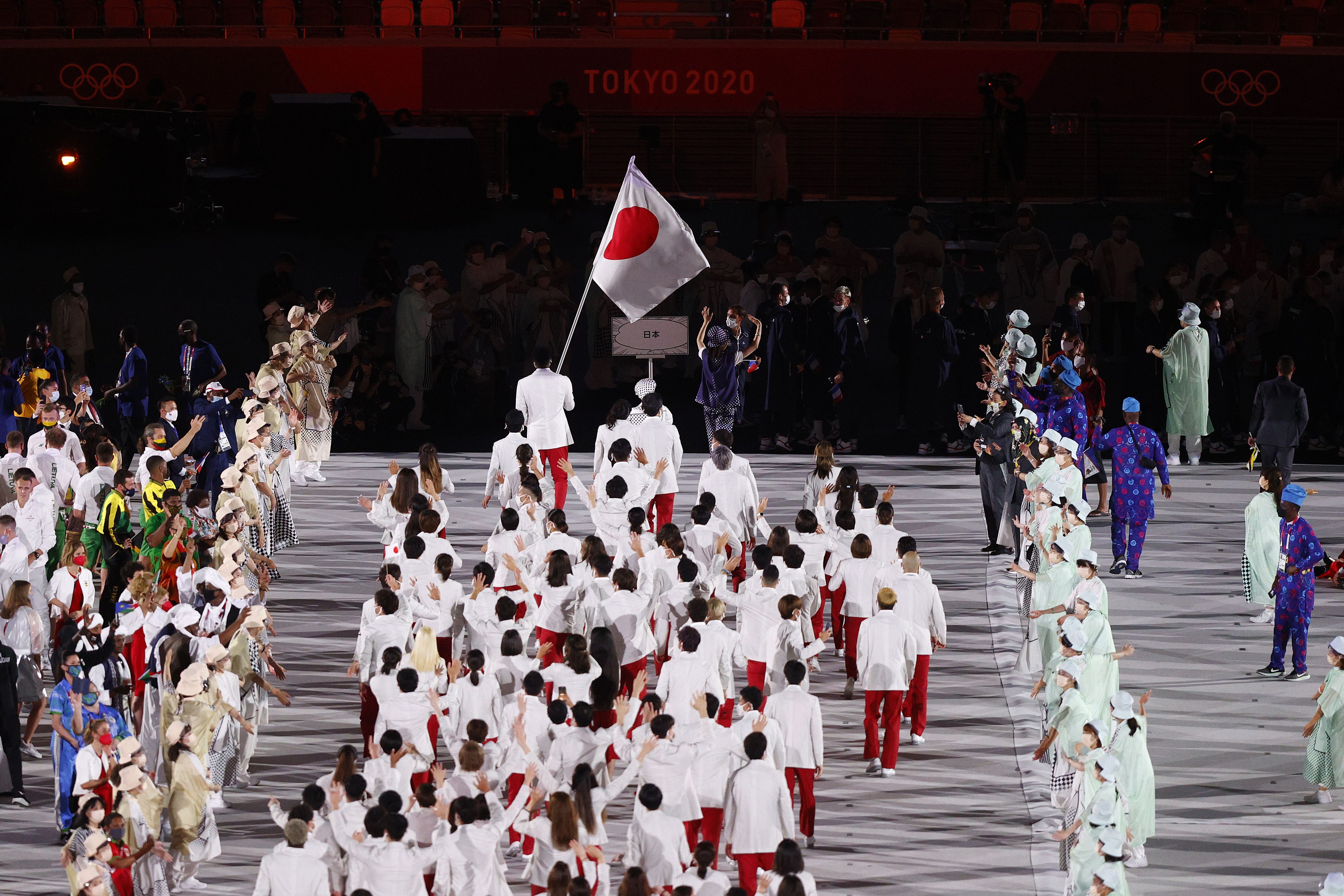 Photos: Spectacle endures at Tokyo Olympics opening ceremony