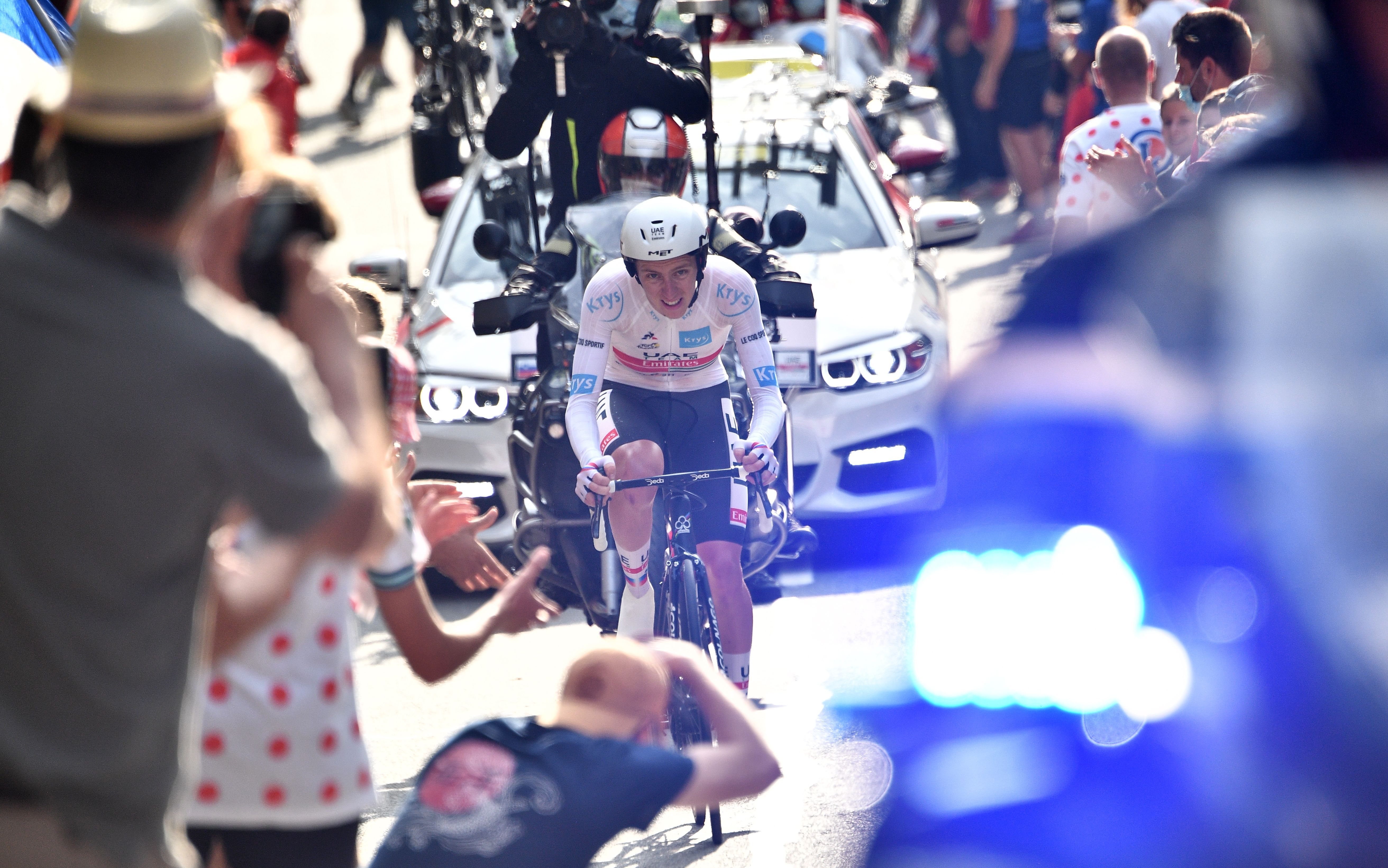 2024 Men S Tour De France Final Two Stages Revealed   Team Uae Emirates Rider Slovenias Tadej Pogacar Wearing The News Photo 1678720077 