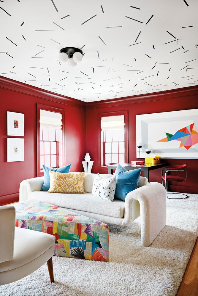 El papel pintado no es solo para tus paredes, ¡Úsalo en techos y