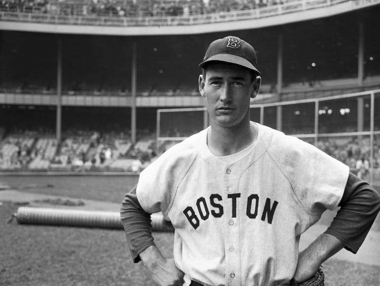 ted williams in uniform