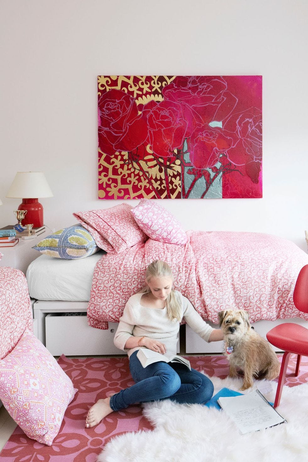 teen bedroom ideas - color pop